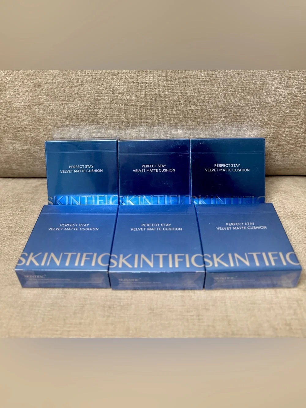 Skintific Perfect Stay Velvet Matte Cushion Bundle – All 6 Shades New & Sealed